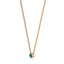 Empower solitaire necklace emerald