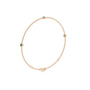 Fearless bezel bracelet emerald