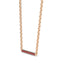 Harmony bar necklace ruby