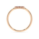 Invincible sun ring ruby
