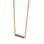 Harmony bar necklace sapphire