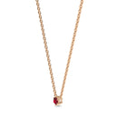 Empower solitaire necklace ruby