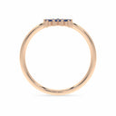Invincible sun ring sapphire
