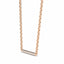 Harmony bar necklace diamond