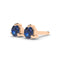 Empower solitaire stud earring sapphire