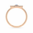 Protection evil eye ring sapphire