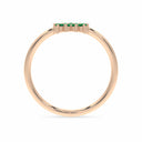 Invincible sun ring emerald