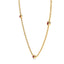 Fearless bezel necklace ruby