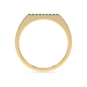 Harmony bar ring emerald