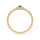 Iiluminate halo ring emerald