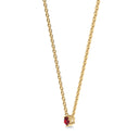 Empower solitaire necklace ruby