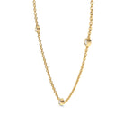 Fearless bezel necklace diamond