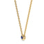 Iiluminate halo necklace sapphire