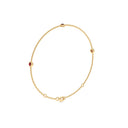 Fearless bezel bracelet ruby