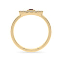 Protection evil eye ring ruby