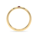 Courage single stone band ruby