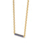 Harmony bar necklace sapphire