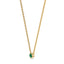 Empower solitaire necklace emerald