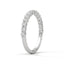 Calm half eternity band diamond