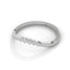 Love floating diamond curve ring