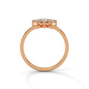 Serenity flower ring diamond