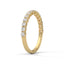 Calm half eternity band diamond