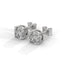 Strength 1ct cushion cut studs diamond