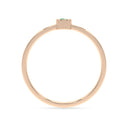 Fearless bezel ring emerald