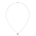 Raver round cut diamond pendant
