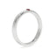 Courage single stone band ruby