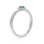 Iiluminate halo ring emerald