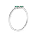Invincible sun ring emerald