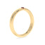 Courage single stone band ruby