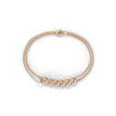 Handcuff diamond bracelet