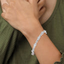 Oasis oval cut diamond bracelet