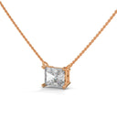 Enormous emerald cut diamond pendant