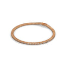 Tennis box diamond bracelet