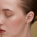 Fearless bezel hoops diamond
