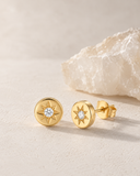 Lab Grown Diamond Starburst Studs — Carat Hills