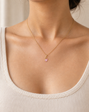 Rose Quartz Swan Pendant — Carat Hills