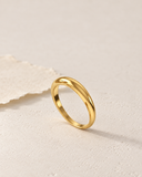 Plain Dome Silver Band Ring — Carat Hills