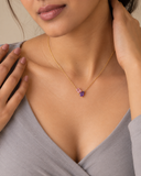 Amethyst & Rose Quartz Duo Pendant — Carat Hills