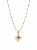 Amethyst Four-Point Star Pendant — Carat Hills