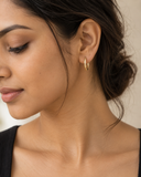 Round Clicker Silver Hoops — Carat Hills