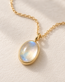 Moonstone Oval Cabochon Pendant — Carat Hills