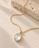 Moonstone Oval Cabochon Pendant — Carat Hills