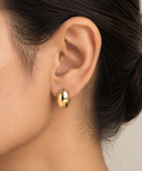 Oval Dome Silver Stud Earrings — Carat Hills