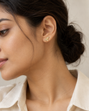 Lab Grown Diamond Leaf Stud Earrings — Carat Hills