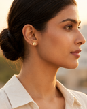 Lab Grown Diamond Leaf Stud Earrings — Carat Hills