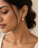 Lab Grown Diamond Teardrop Drop Earrings — Carat Hills
